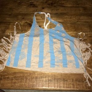 Never worn!!! American flag crop.